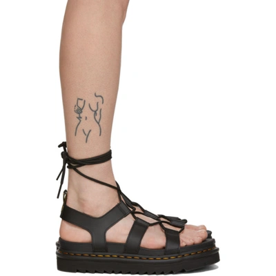 Dr. Martens' Nartilla Lace-up Sandals In Black