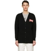 GIVENCHY BLACK OVERSZIED CAR CARDIGAN
