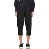 Issey Miyake Black Fluffy Basics Trousers In 15-black