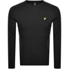 Lyle & Scott Crew Neck Sweatshirt - Jet Black In Black