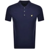 Lyle & Scott Lyle And Scott Short Sleeved Polo T Shirt Navy In Navy