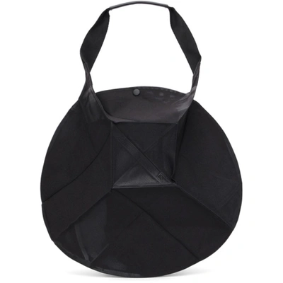 132 5. Issey Miyake Black Luster Standard No. 12 Tote In 18 Blacklus