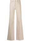 AMI ALEXANDRE MATTIUSSI HIGH-WAISTED FLARED JEANS