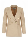 MAX MARA MAX MARA LAMINE DOUBLE BREASTED BLAZER