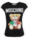 MOSCHINO MOSCHINO ITALIAN TEDDY BEAR PRINTED T