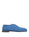 Dolce & Gabbana Lace-up Shoes In Bright Blue