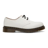 Dr. Martens' Contrasting-stitch Detail Derby Shoes In White