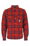 BILLIONAIRE BOYS CLUB BILLIONAIRE BOYS CLUB LOGO EMBROIDERED CHECKED SHIRT