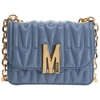 MOSCHINO MOSCHINO M QUILTED SHOULDER BAG