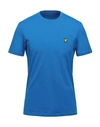 Lyle & Scott T-shirts In Bright Blue