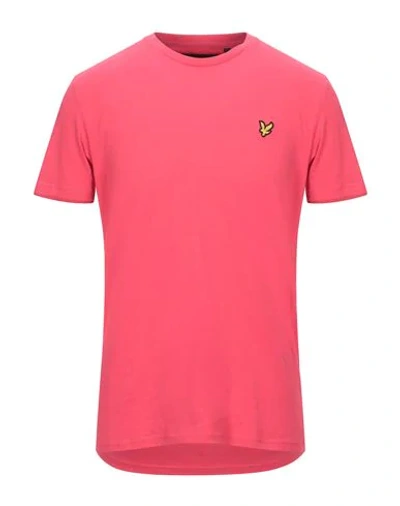Lyle & Scott T-shirts In Pink