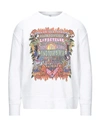 Neil Barrett Find Your Beach Print Sweatshirt In White