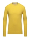 Paolo Pecora Sweaters In Ocher