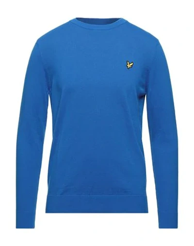 Lyle & Scott Sweaters In Blue