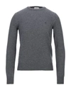 Brooksfield Man Sweater Lead Size 50 Virgin Wool