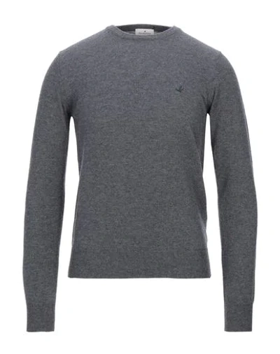 Brooksfield Man Sweater Lead Size 50 Virgin Wool
