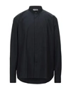 Saint Laurent Solid Color Shirt In Black