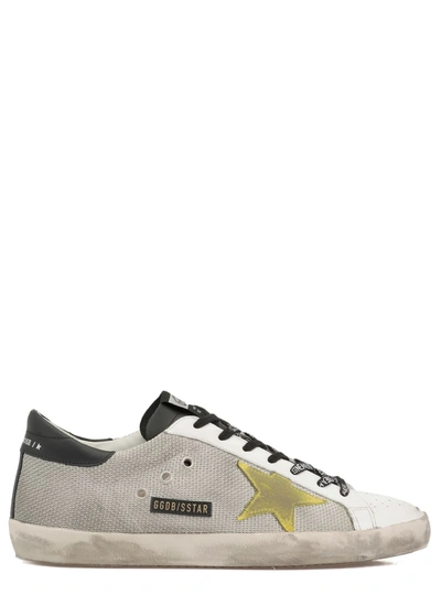 Golden Goose Superstar Classic Sneakers In Light Silver/white/yellow/blac