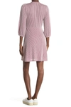 19 Cooper 3/4 Sleeve V-neck Knit Dress In Lilac