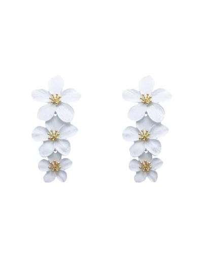 Taolei Earrings In White