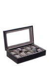 Bey-berk Black Wood 10-watch Case