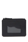 14th & Union Harper Pebbled Card Case In Black