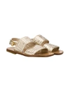 FENDI GOLD SANDALS,JMR309AAE3 F12KR