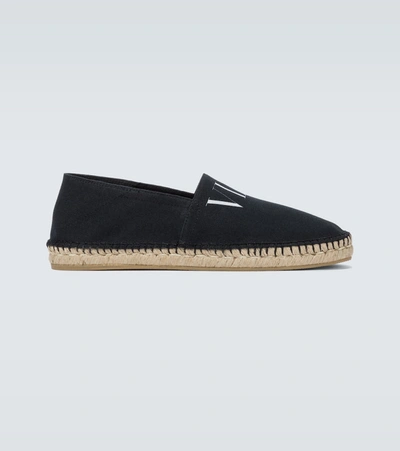 Valentino Garavani Vltn Espadrilles In Black