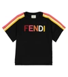 FENDI LOGO棉质T恤,P00530714