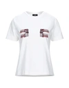 Elisabetta Franchi T-shirts In White