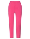 Theory Casual Pants In Fuchsia