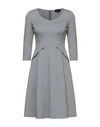 Emporio Armani Short Dresses In Dove Grey