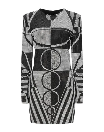 Balmain Short Dresses In Black