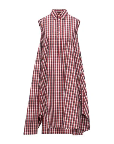 Thom Browne Midi Dresses In Red