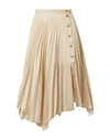 ACNE STUDIOS ACNE STUDIOS WOMAN MIDI SKIRT BEIGE SIZE 8 POLYESTER, VISCOSE,35451931EU 5