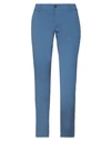 Another Label Casual Pants In Pastel Blue