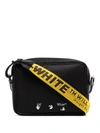 OFF-WHITE OFF-WHITE MEN'S BLACK POLYESTER MESSENGER BAG,OMNQ003R21FAB0011001 UNI