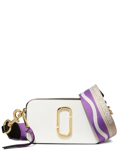 Marc Jacobs Leather Snapshot Camera Cross-body Bag In White