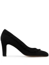 TILA MARCH POINTED SUEDE PUMPS