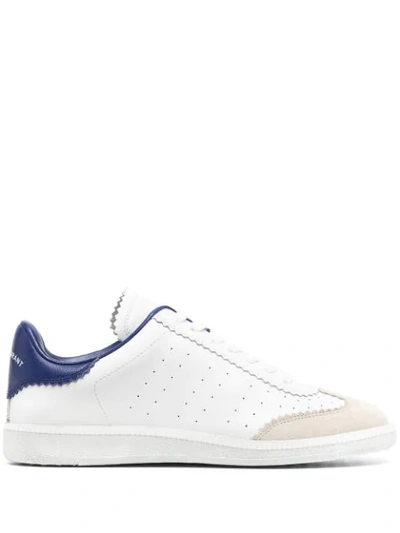 Isabel Marant Bryce Leather And Suede Trainers In White