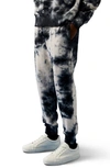 TOPMAN TIE DYE JOGGERS,71U34BBLK