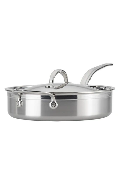 Hestan Probond 3.5 Quart Forged Stainless Steel Saute Pan With Lid In Silver