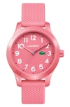 LACOSTE KIDS 12.12 SILICONE STRAP WATCH, 32MM,2030006