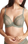 Panache Ana Side Support Plunge Bra In Olive