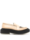ADIEU TYPE 161 LEATHER LOAFERS