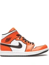 Jordan X Melody Ehsani Air  1 Mid "fearless" Sneakers In White