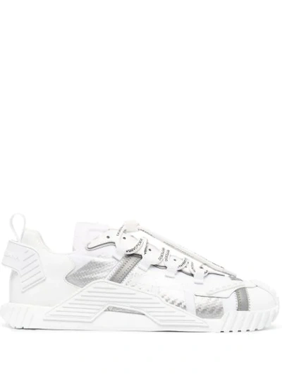 Dolce & Gabbana Silver And White Trainers