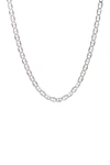 Best Silver Inc. Best Silver Sterling Silver 050 Gauge Mariner Chain 20" In Silver