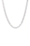 Best Silver Inc. Best Silver Sterling Silver 050 Gauge Mariner Chain 20" In Silver