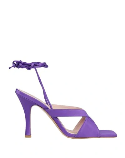 8 By Yoox Sandals In Purple